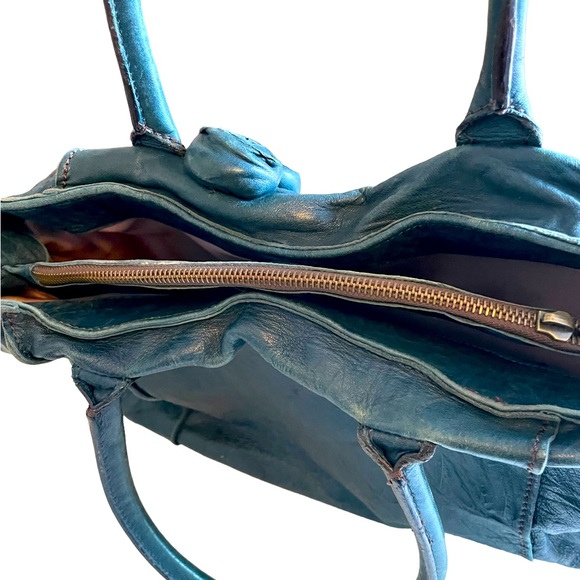 Falorni Teal Handbag - Picture 3 of 10